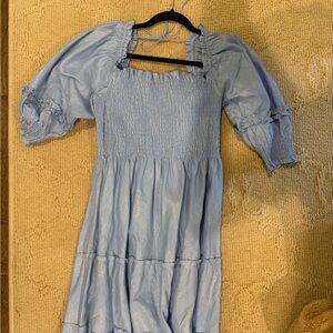 Hill House Women’s blue sparkly maxi dress